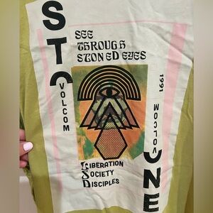 RARE Volcom T-shirt mens XL- See Through Stoned Eyes